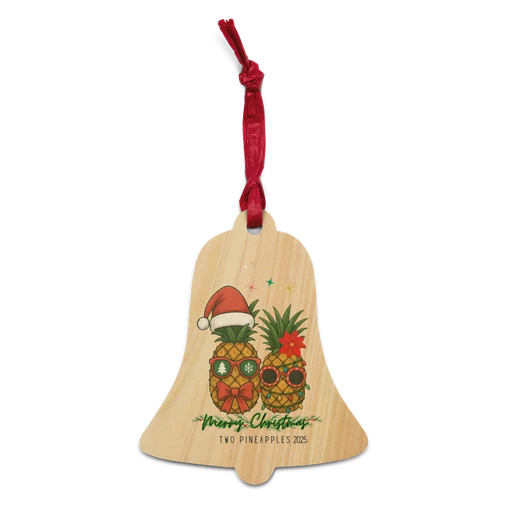 Festive Pineapple Paradise Wooden Ornaments product image (1)