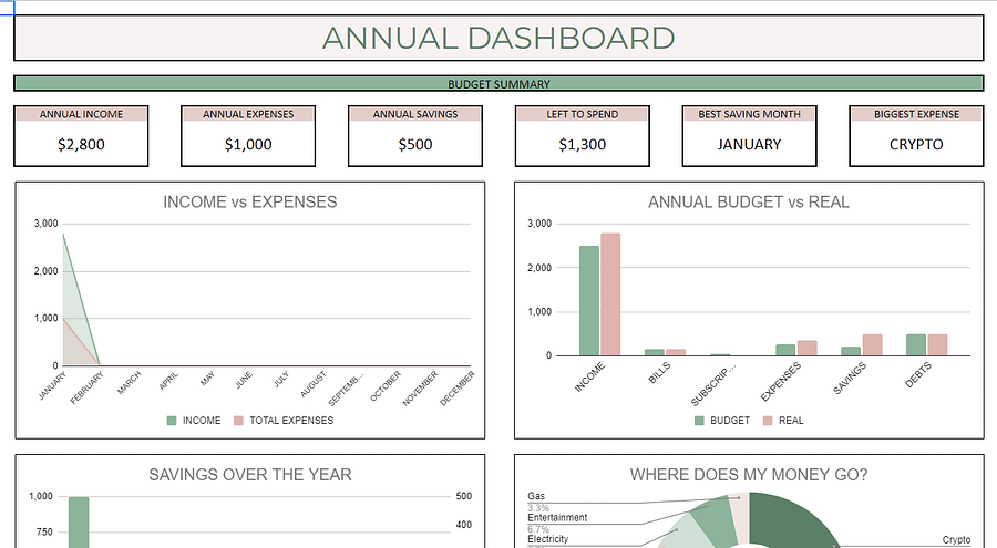 Budget, Debt Payoff and Net Worth Tracker product image (1)