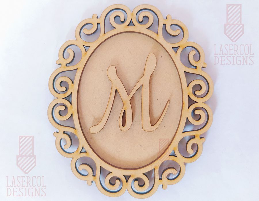 Oval Frames (Five Styles) - Laser Cut Files product image (4)
