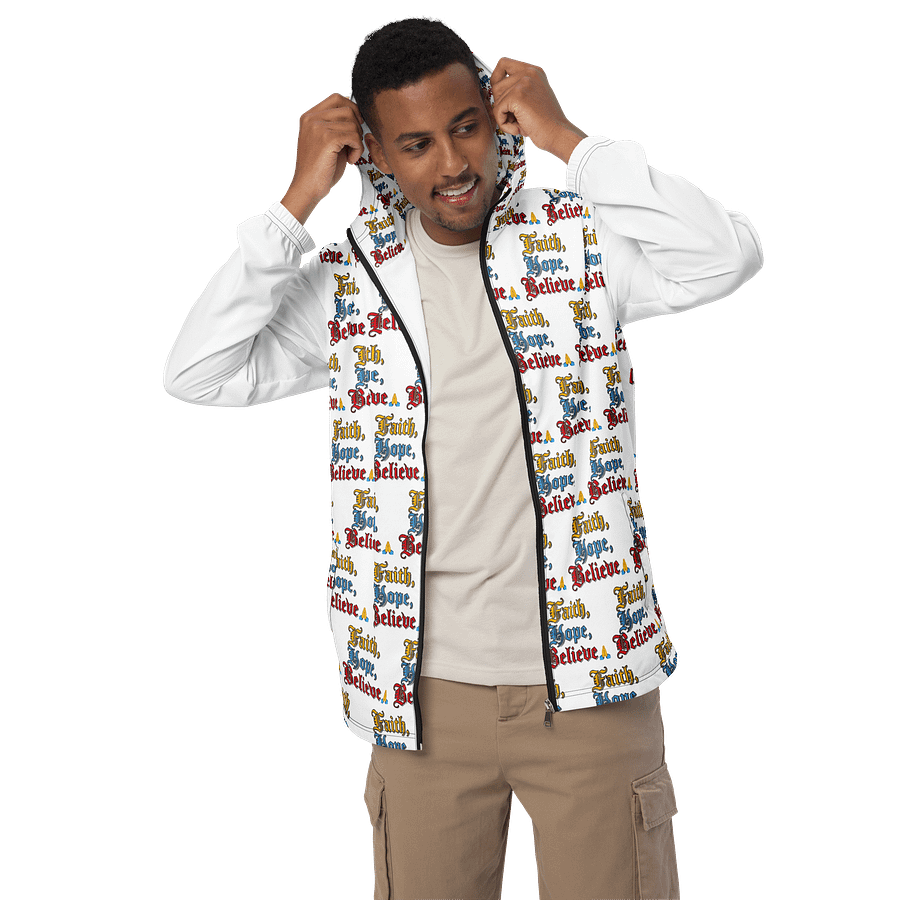 Faith Hope Believe Zipper Hoodie By Chilly Palmer Da Culture Experience product image (3)