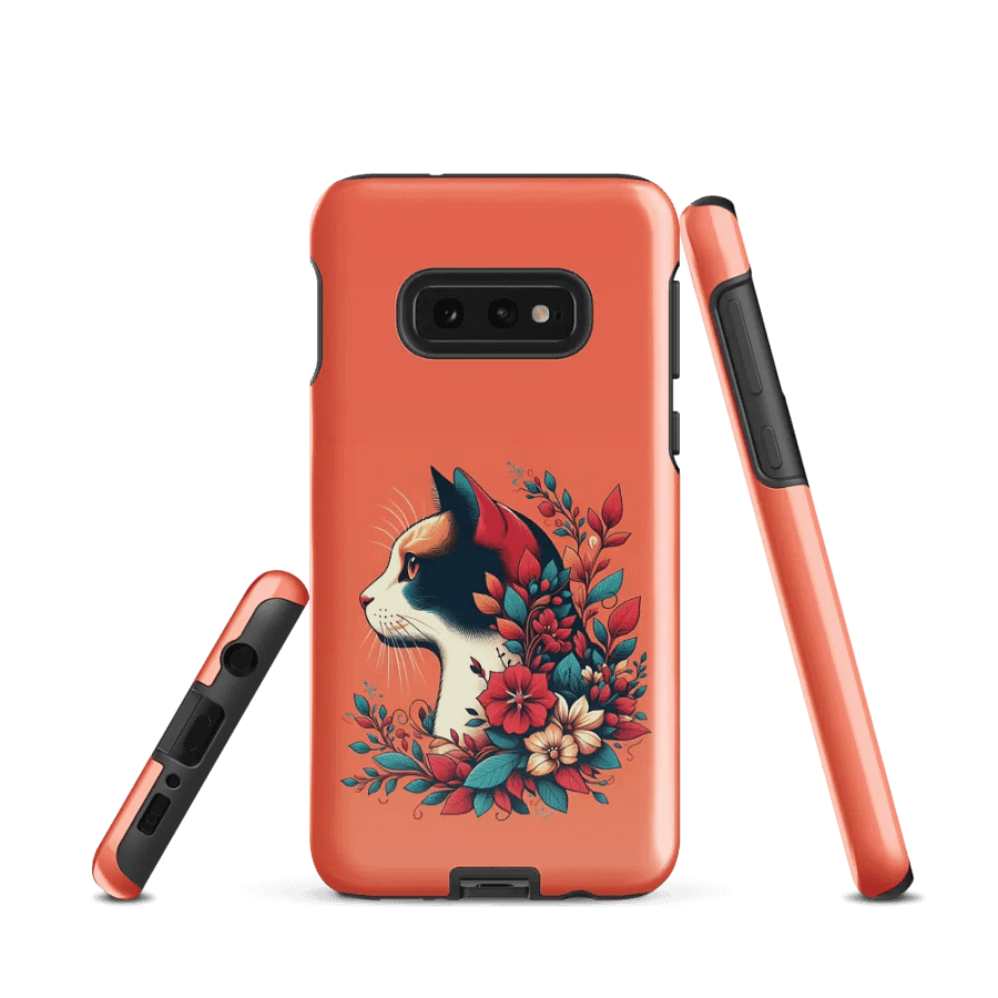 Floral Feline Calico Cat Fantasy Samsung® Case product image (2)