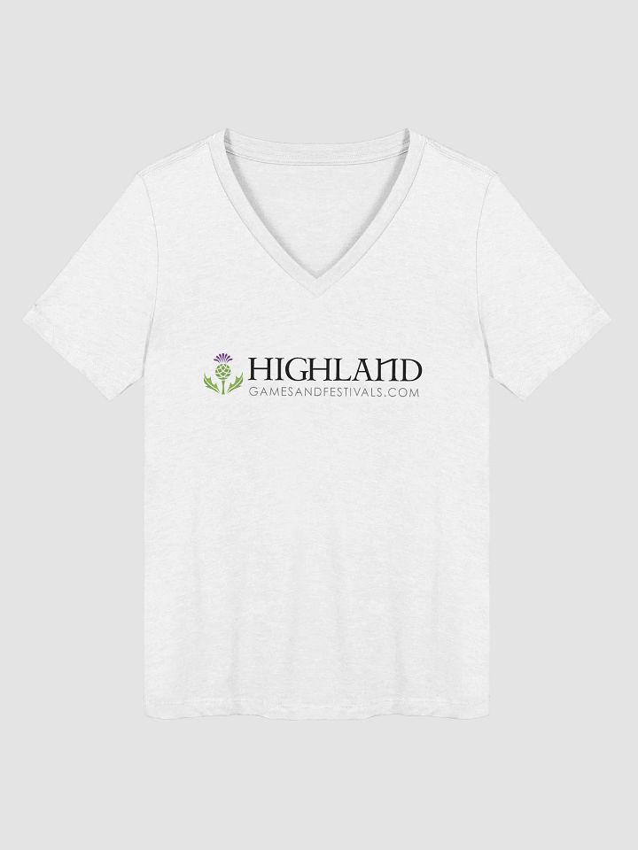 HGAF Logo Women's Relaxed Fit V-Neck Tee product image (1)