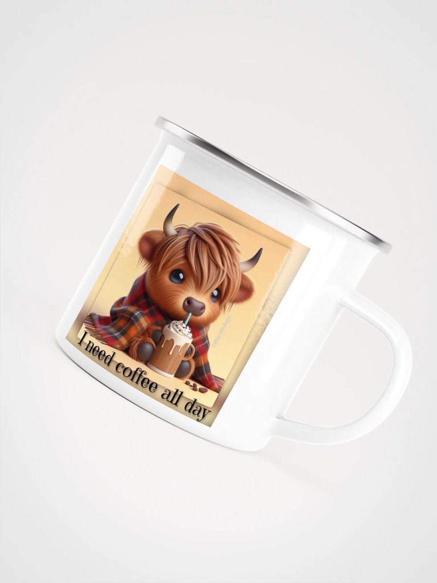 Coffee Cow Companion Enamel Mug product image (5)