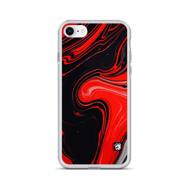 Dark Red Marble iPhone® Case product image (1)