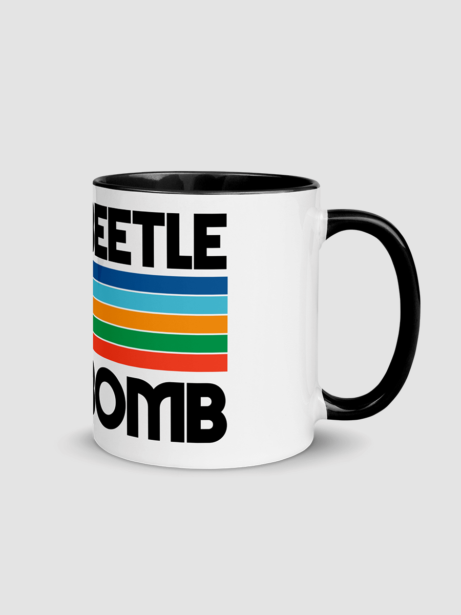 [BeetleBomb] White Ceramic Mug with Color Inside product image (3)