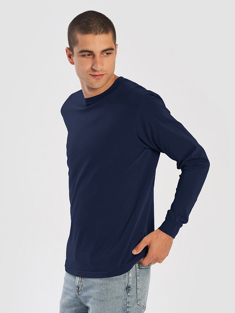 Photo showing Comfort Colors Unisex Garment-Dyed Heavyweight Long Sleeve Shirt