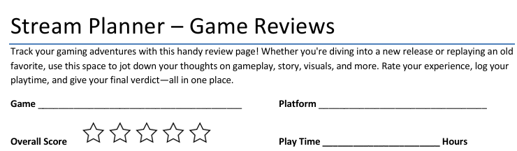The Git Gud Guide: A Twitch Stream Planner Digital Download product image (2)