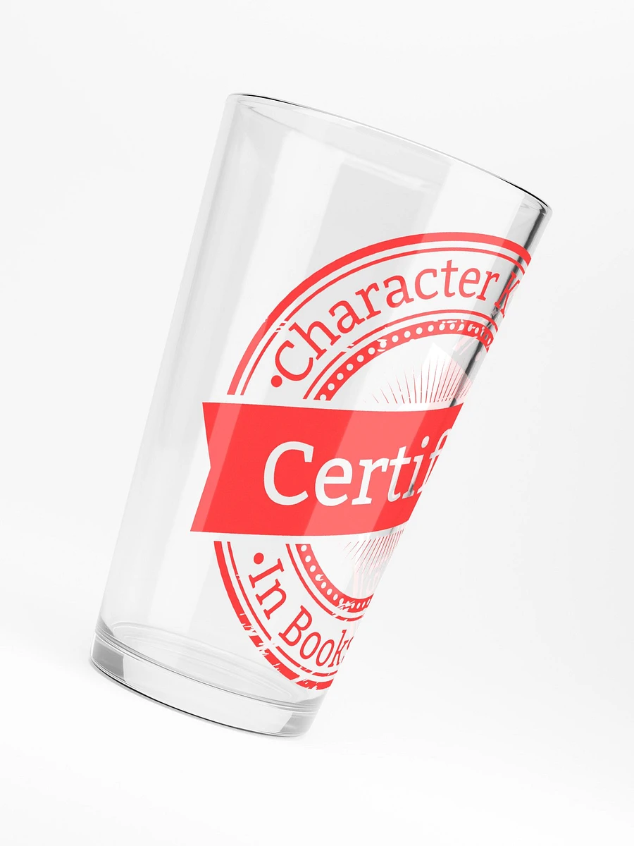 Certified Character Killer Shaker Pint Glass product image (6)