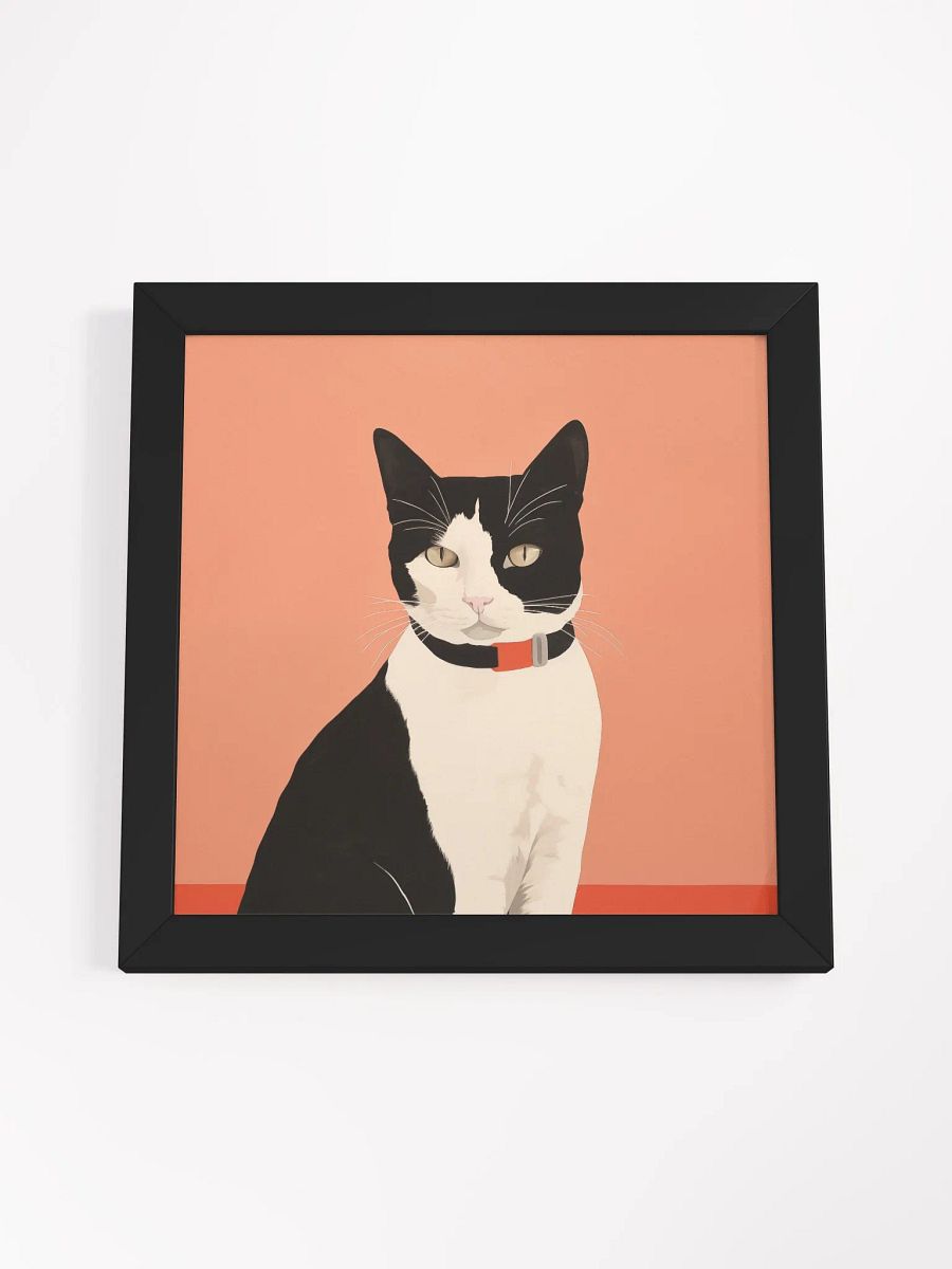 Simplistic Whiskers - Framed Matte Cat Poster product image (38)