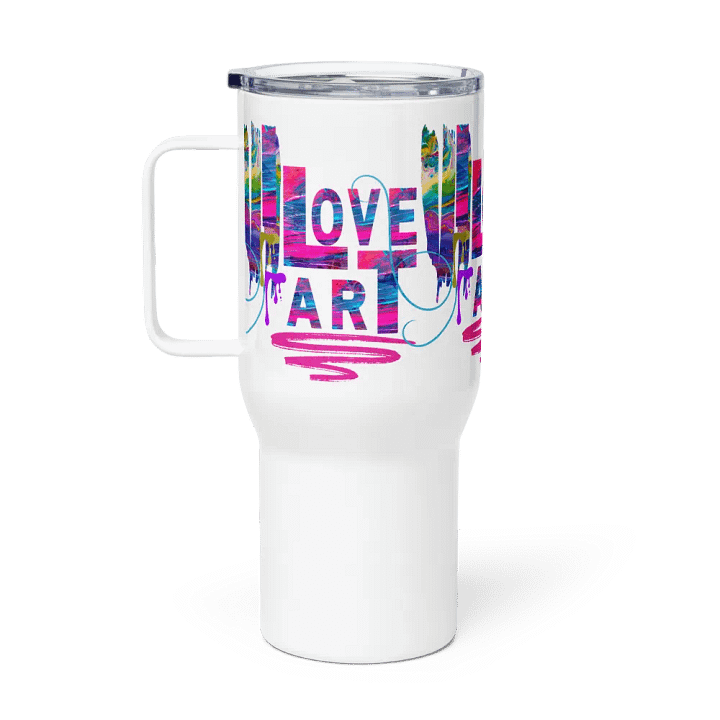 Love Art Travel Mug for art students moms daughters friends art teachers product image (1)