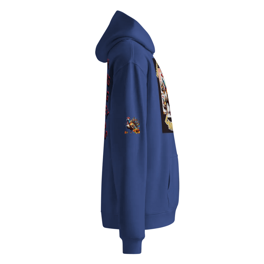 Winter Vibrant Turkey Feast Hoodie product image (5)