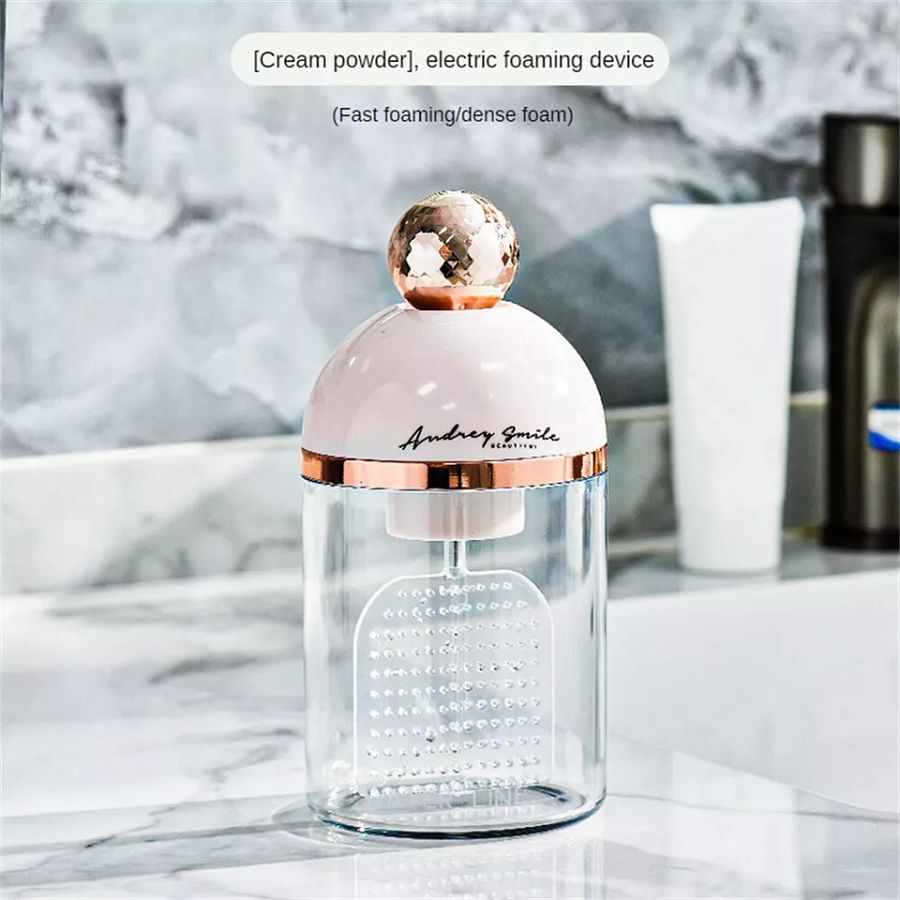 Electric Foam Maker Facial Cleanser Foam Cup Gift for Girls Reusable Bubble product image (7)