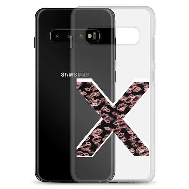 Black X Pink Lipstick Kisses Phone Case S product image (23)