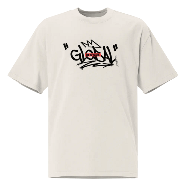 New - Premium Global Exotics Graffiti Oversized Boxy, Fit Faded T-Shirt product image (3)