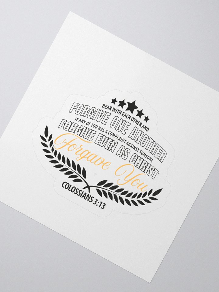 Colossians 3:13 Scripture Sticker product image (8)
