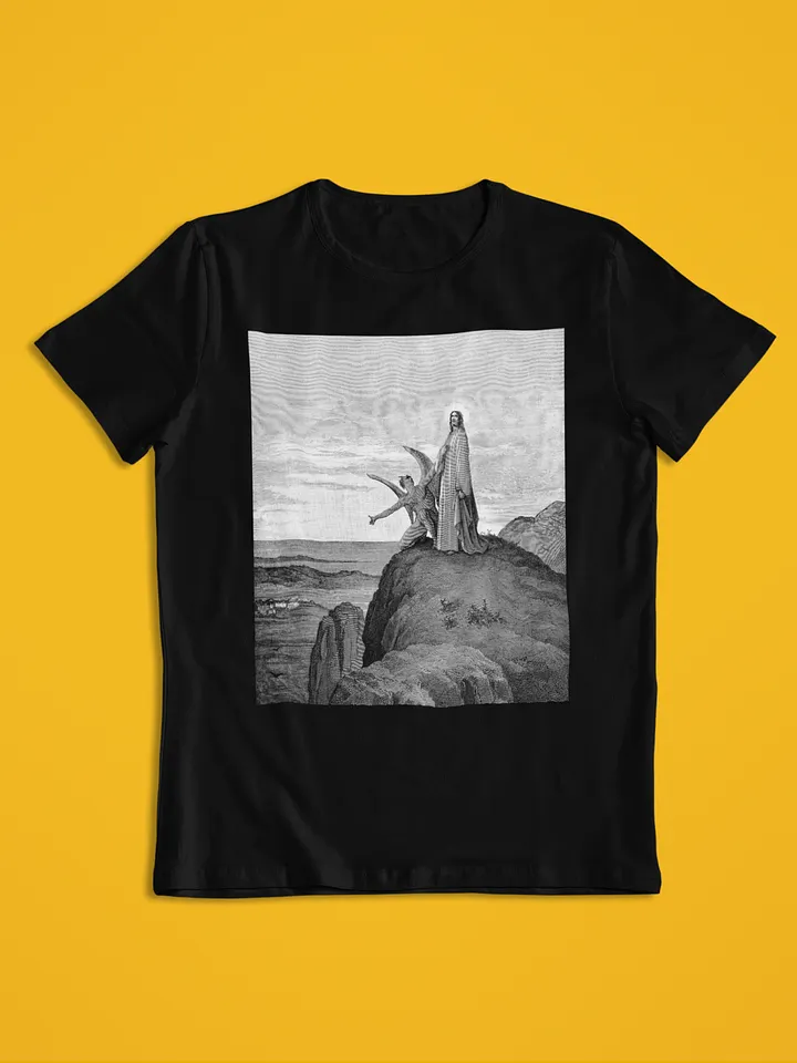 The Temptation of Jesus Gustave Dore Bible Illustration Unisex T-Shirt product image (1)