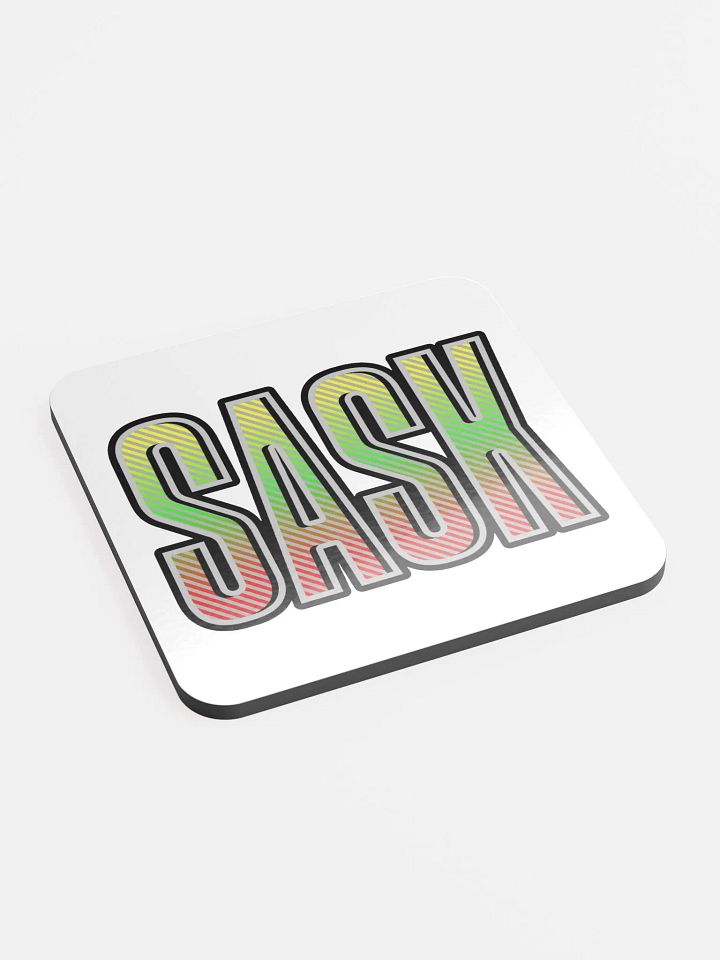 Sask Saskatoon Saskatchewan Striped Gradient Coaster Set product image (2)