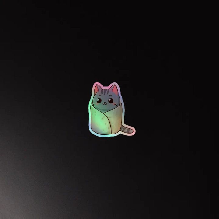 Burrito Cat Sticker product image (2)