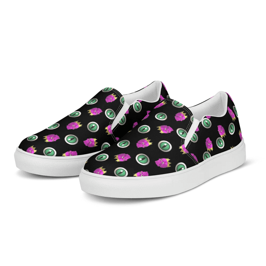 womens canvas skull slipons product image (3)