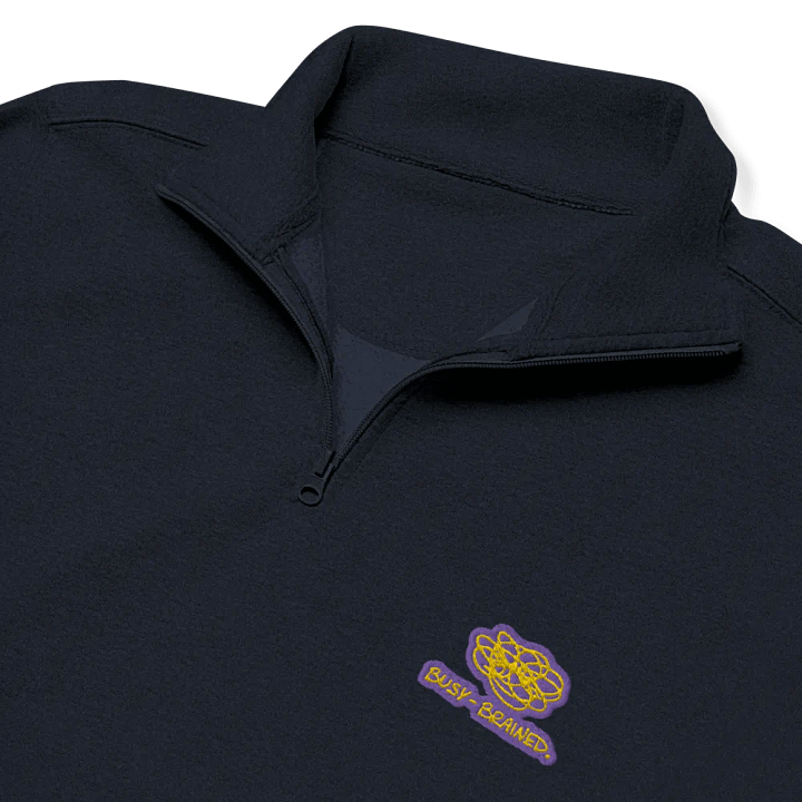 BUSY-BRAINED (tulip design) embroidered quarter zip product image (11)