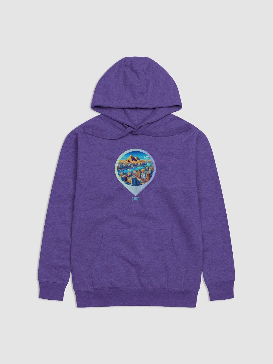 Urban Oasis Unisex Premium Hoodie | AI Design: Future Vision of Cairo product image (1)