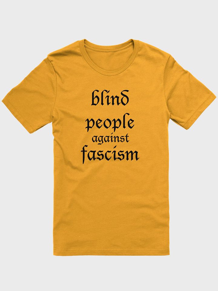 blind people against fascism t-shirt product image (1)