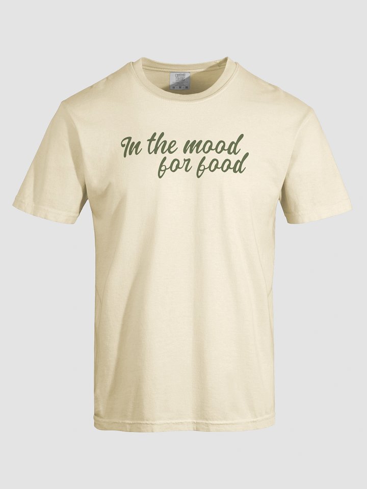 In The Mood For Food | Tee – Olive (Comfort Fit) product image (1)