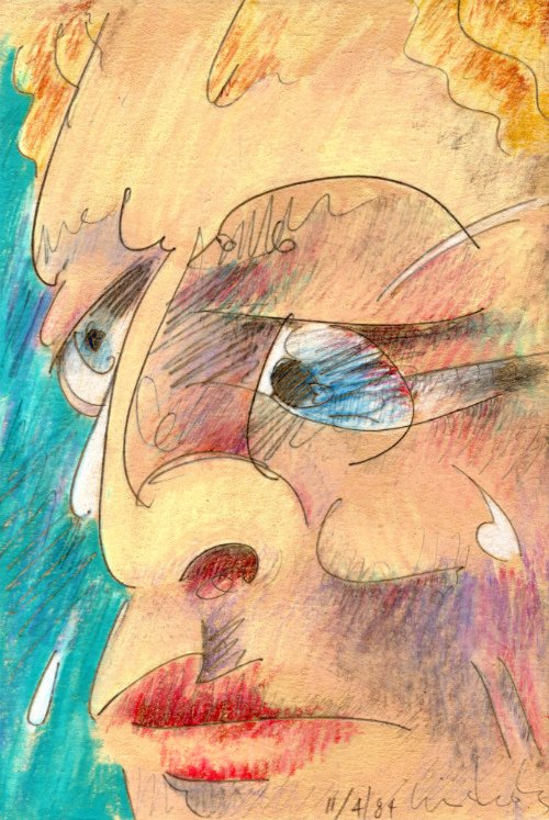 Crying Man 11.04.84 print product image (1)