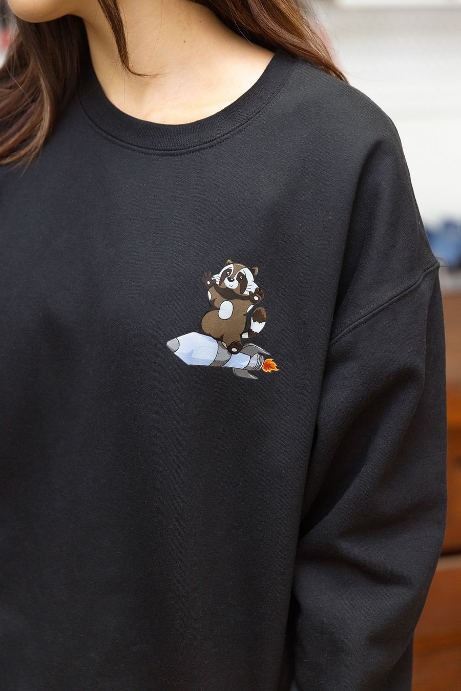 Raccoon on a Rocket on a Pocket Crew product image (3)