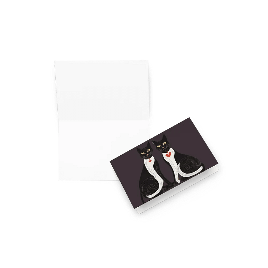BLACK & WHITE TUXEDO LOVE CATS product image (11)