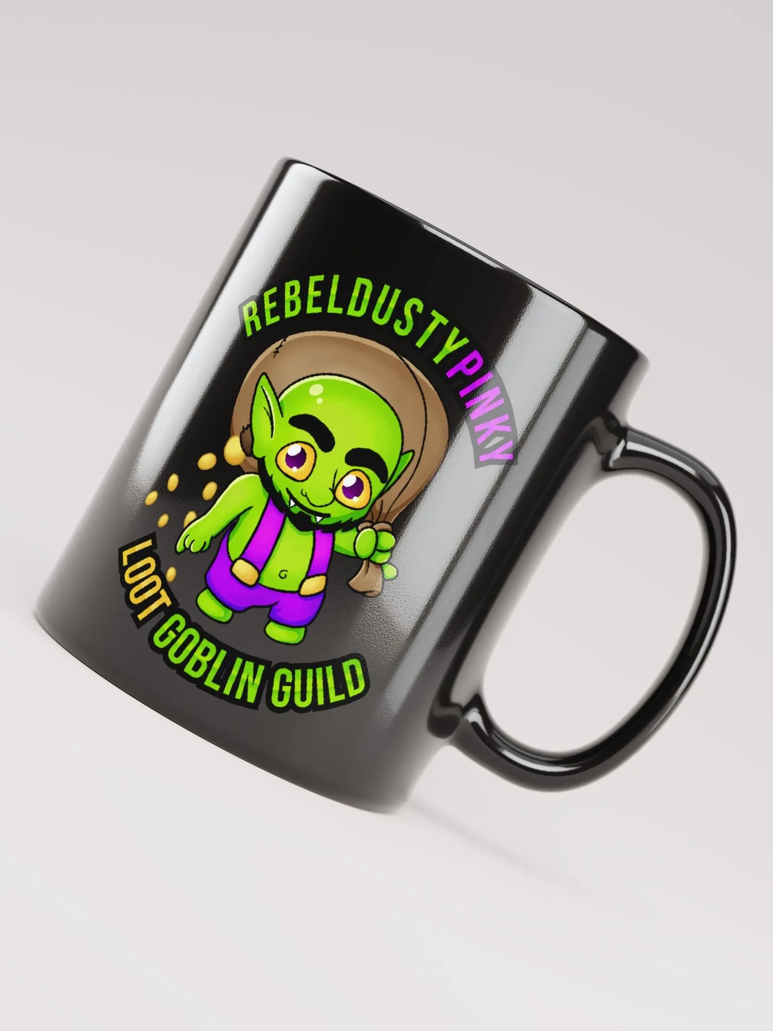 RebelDustyPinky Loot Goblin Guild Mug product image (4)
