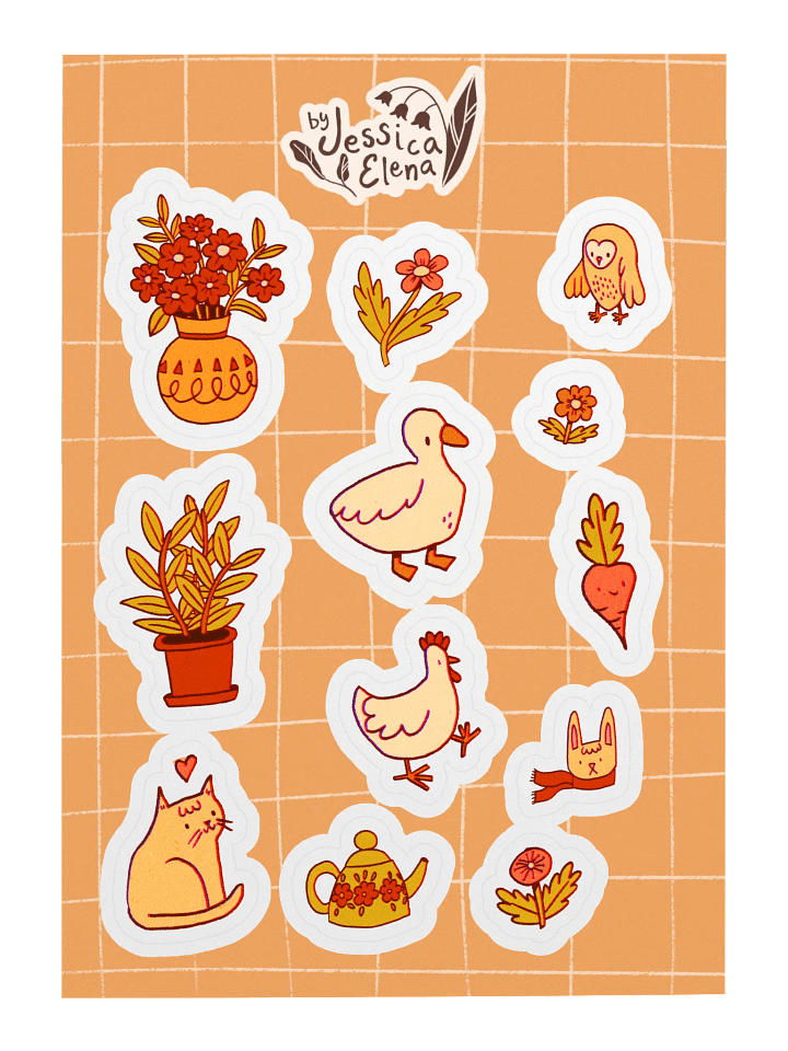 Cute & Fun Sticker Sheet product image (1)