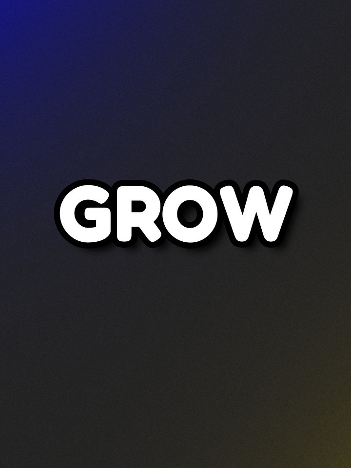 Grow In and Out Text product image (1)