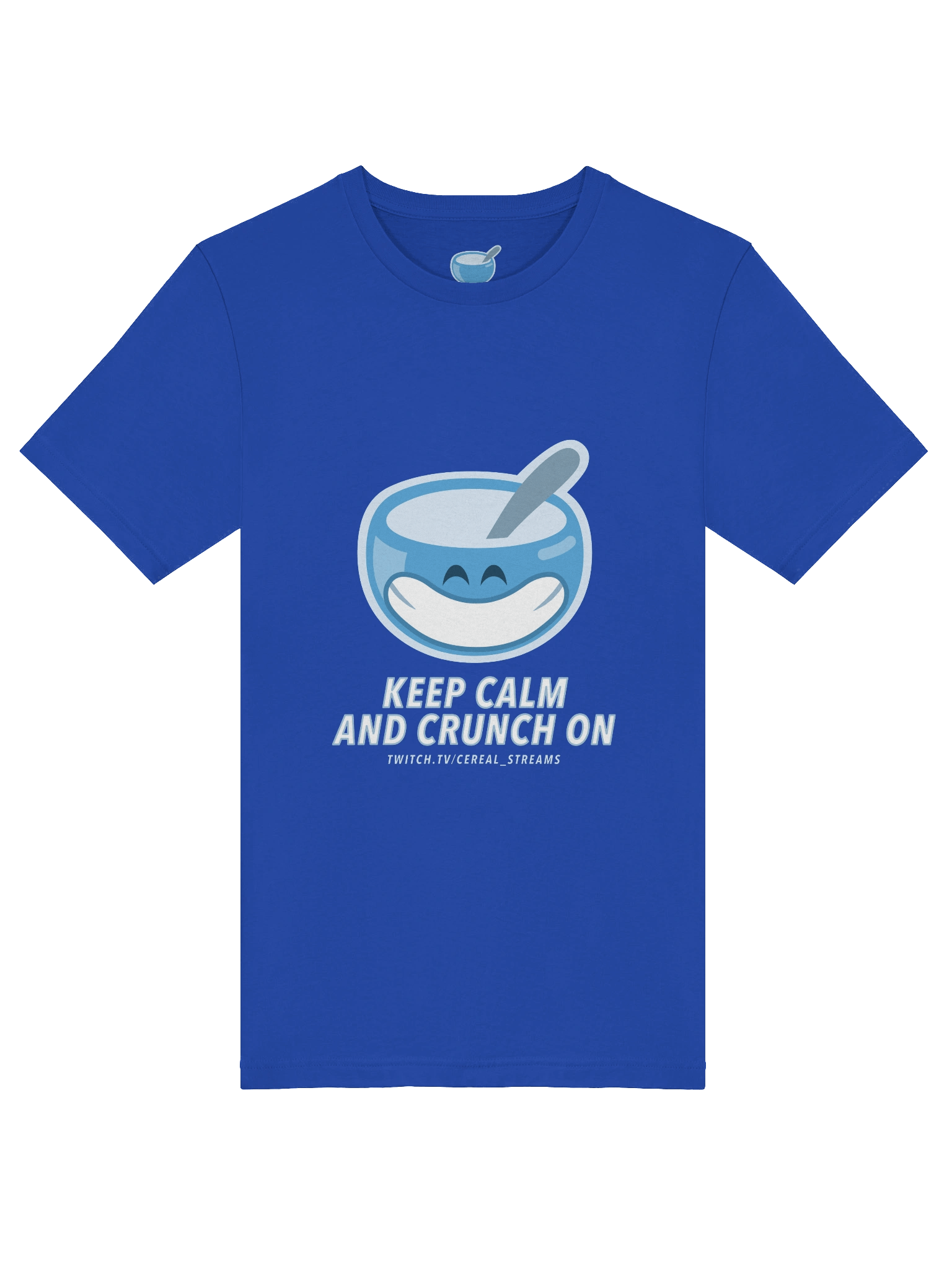 Keep Calm Cheeky Smile Tee (Royal Blue or Dark Heather) product image (3)