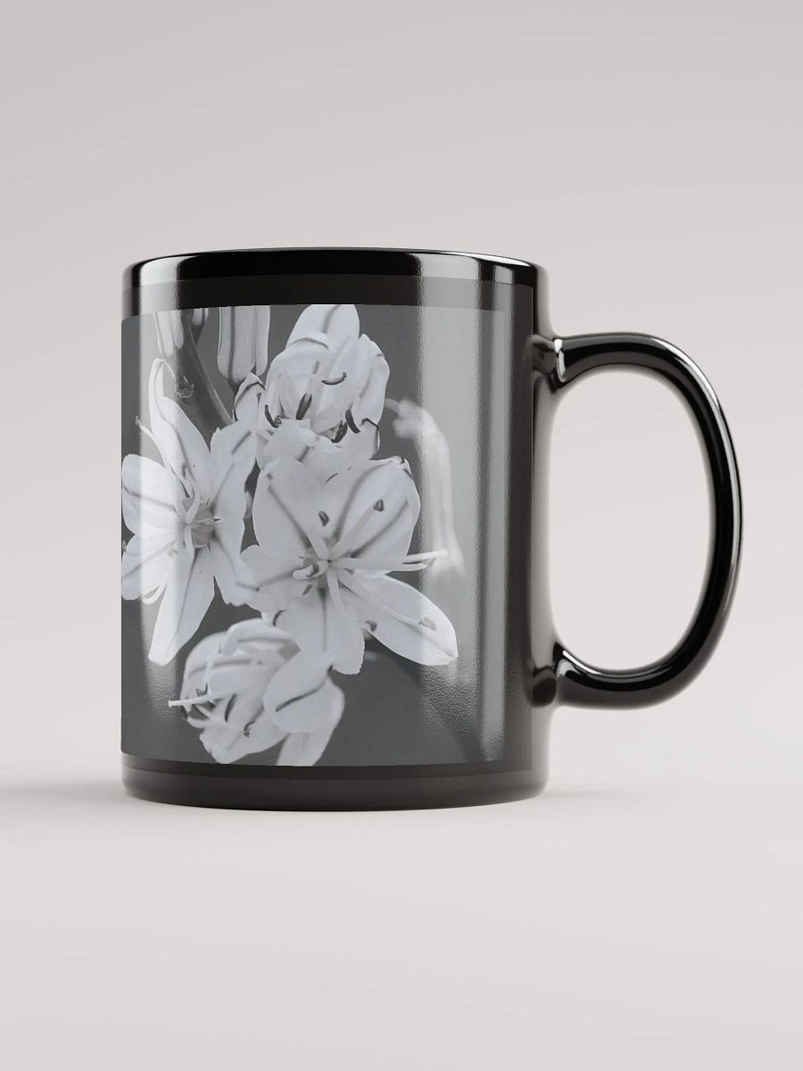 Ethereal Blooms Black Glossy Mug product image (6)