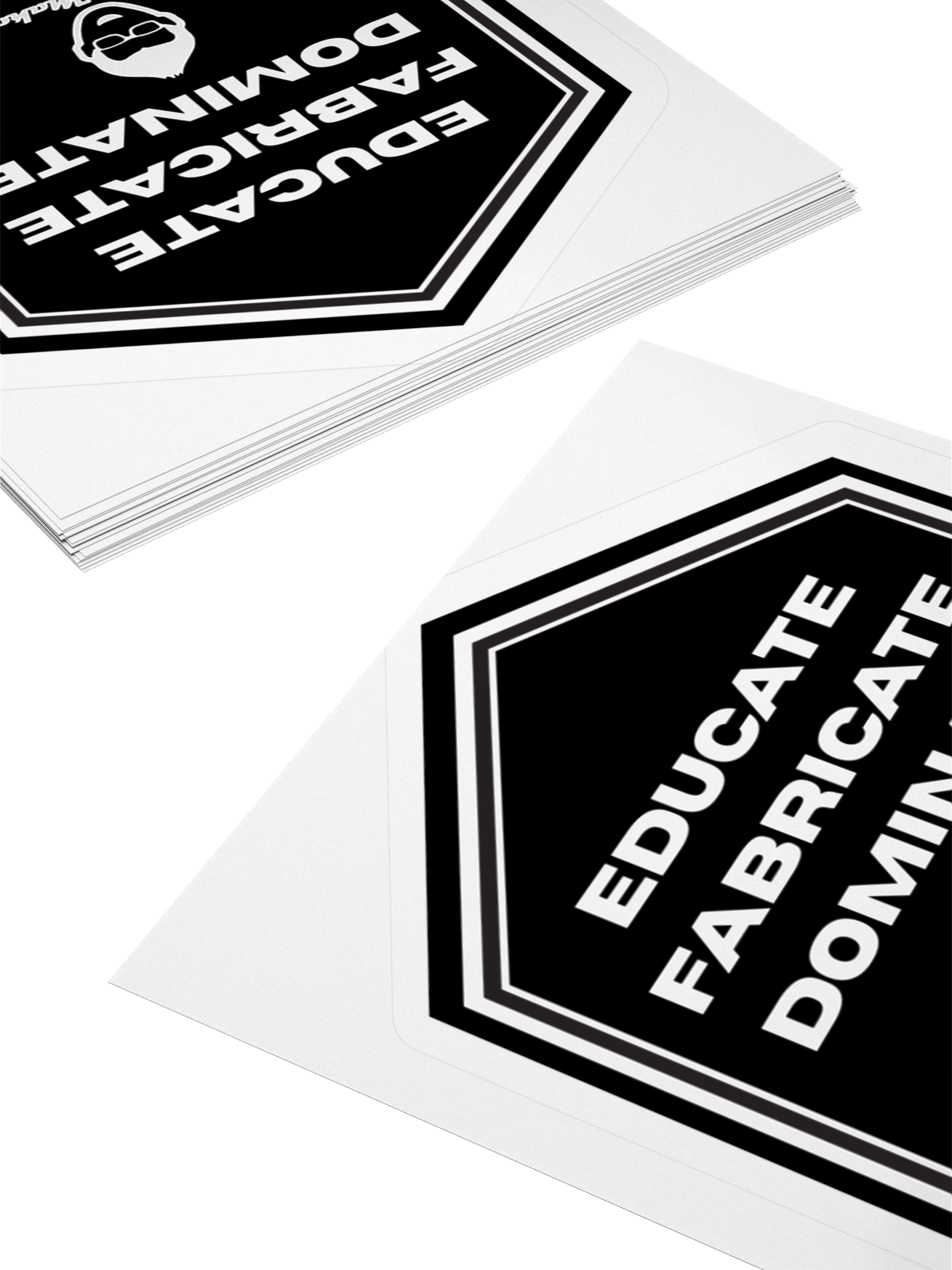 Educate • Fabricate • Dominate Sticker product image (4)