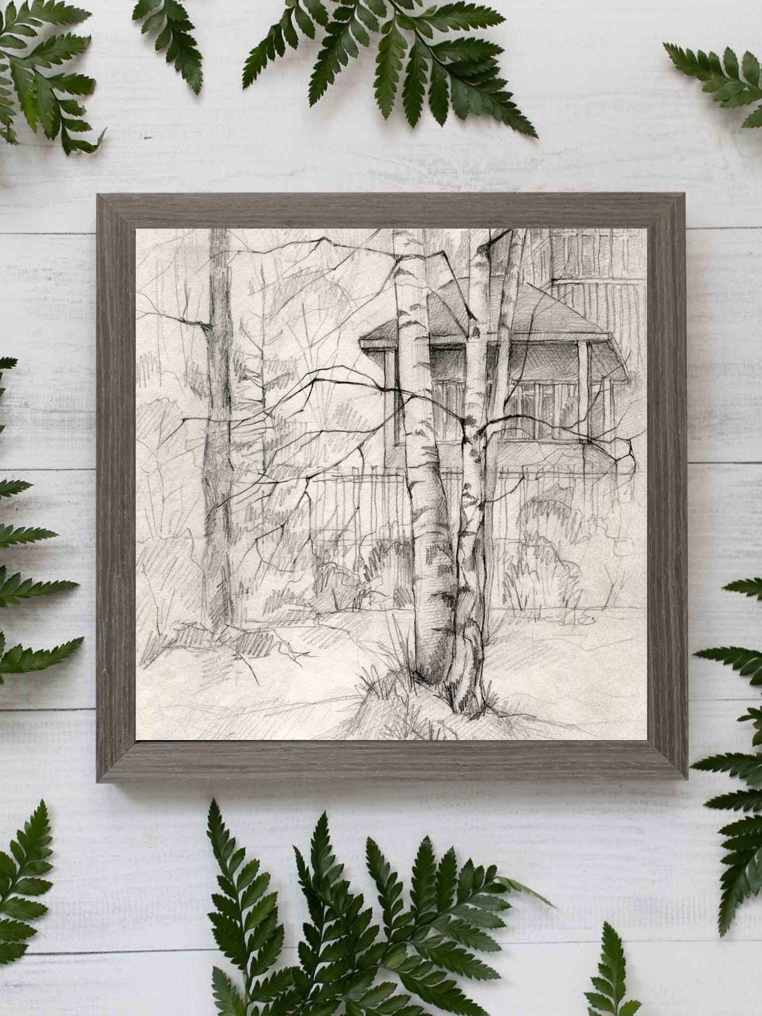 Blank Canvas: Unleash Your Artistic Vision - Dacha and Trees product image (8)
