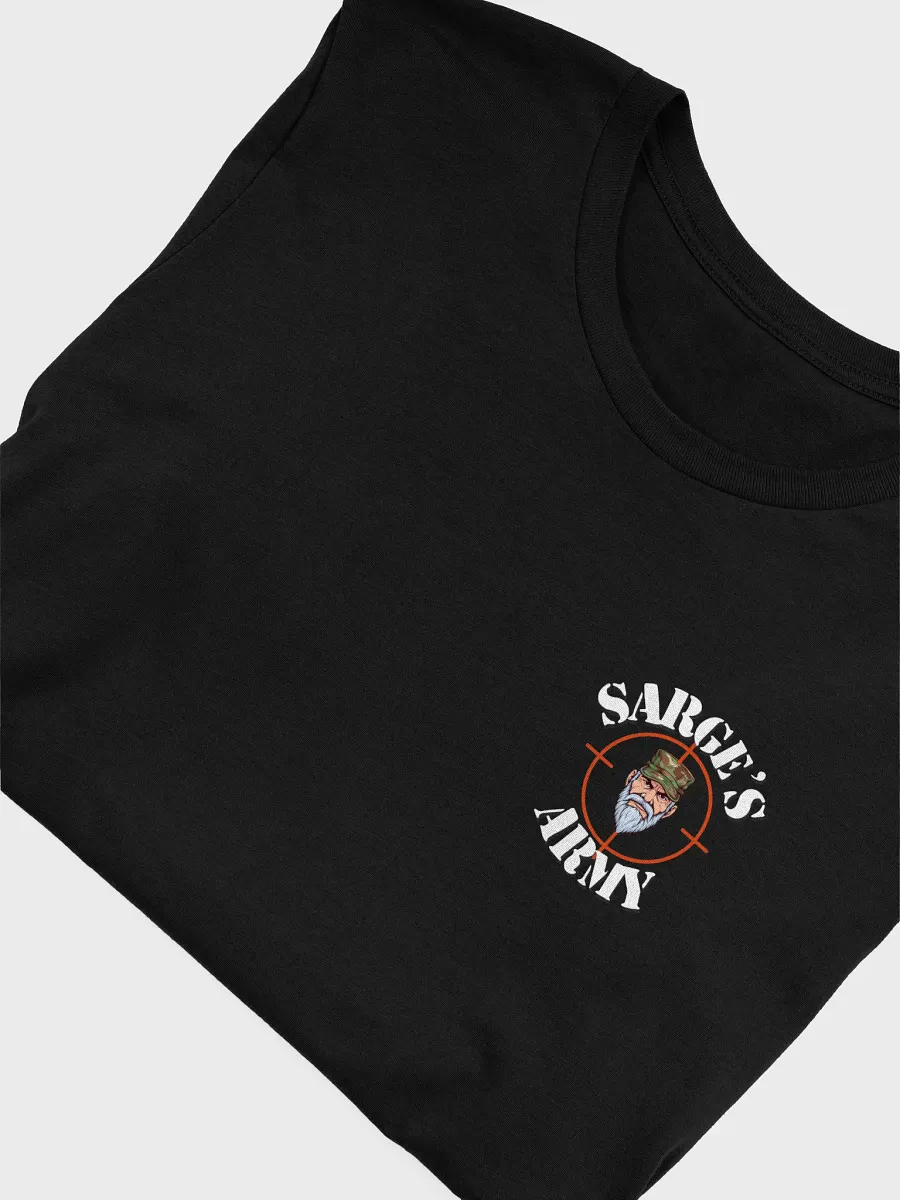 Official SARGE'S ARMY comfy T-Shirt - Dark product image (1)