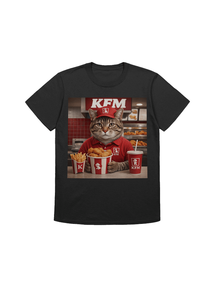 KFM Cat Fast-Food T-Shirt product image (6)