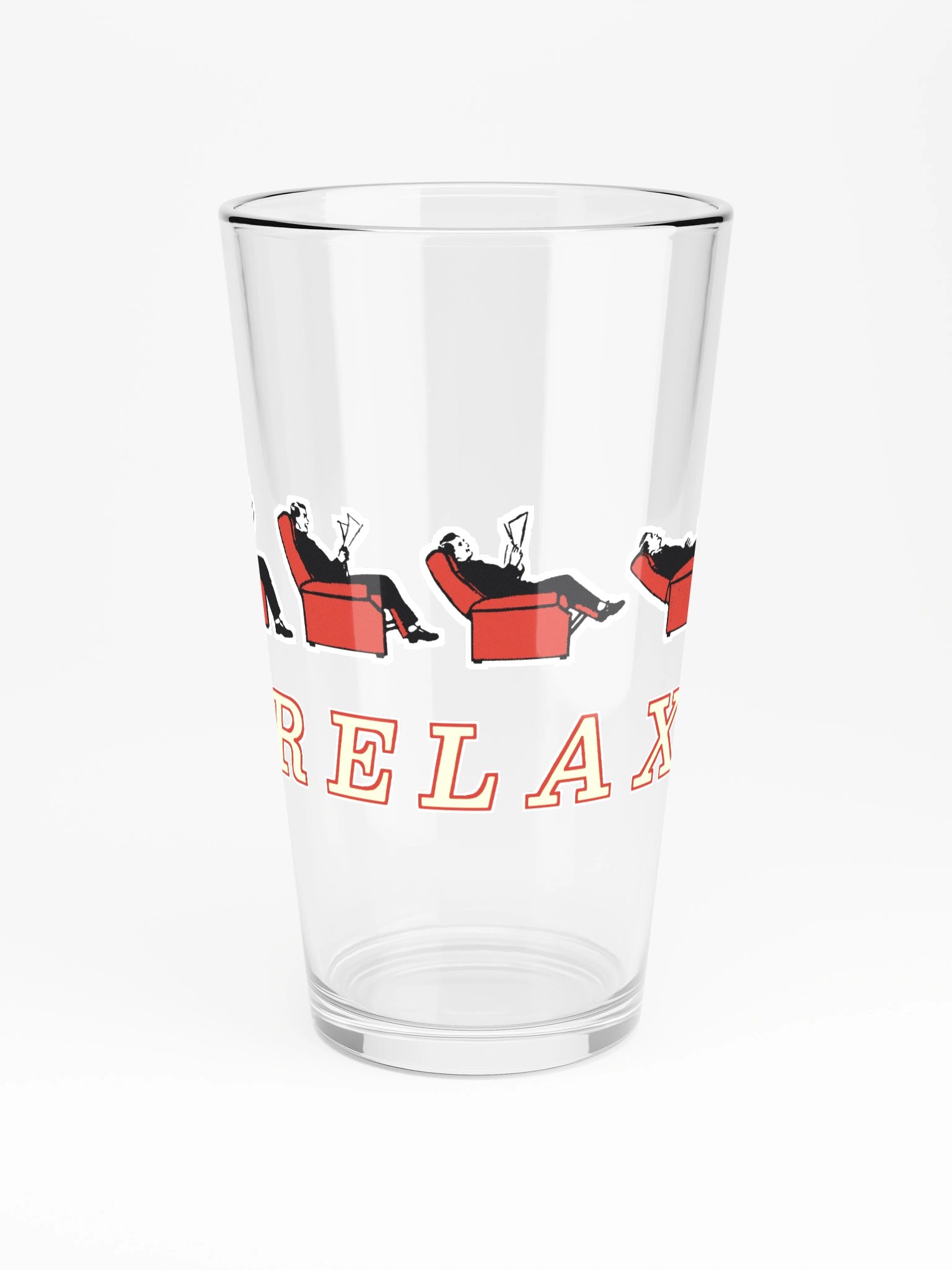 'Relax' Pint Glass product image (3)