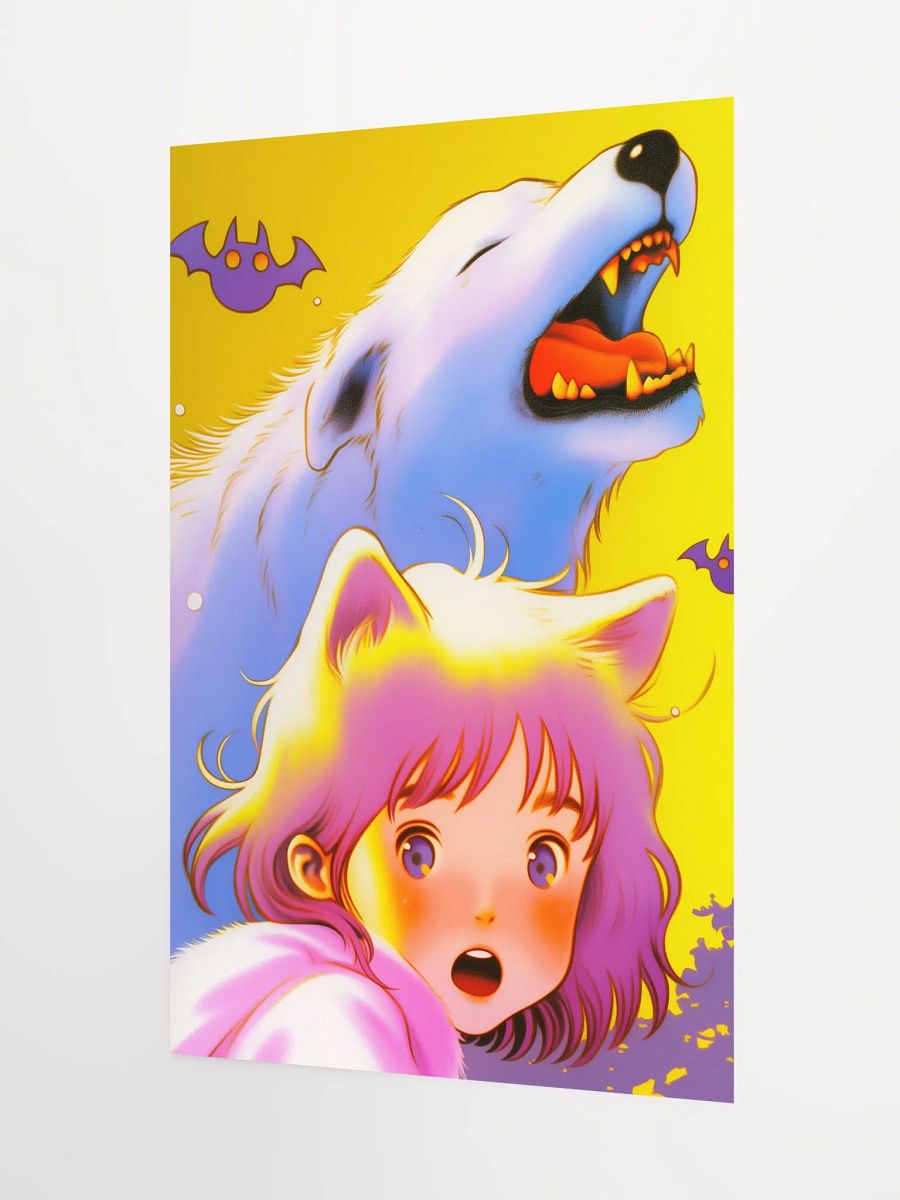 Startled Pink-haired Girl Matte Poster product image (3)