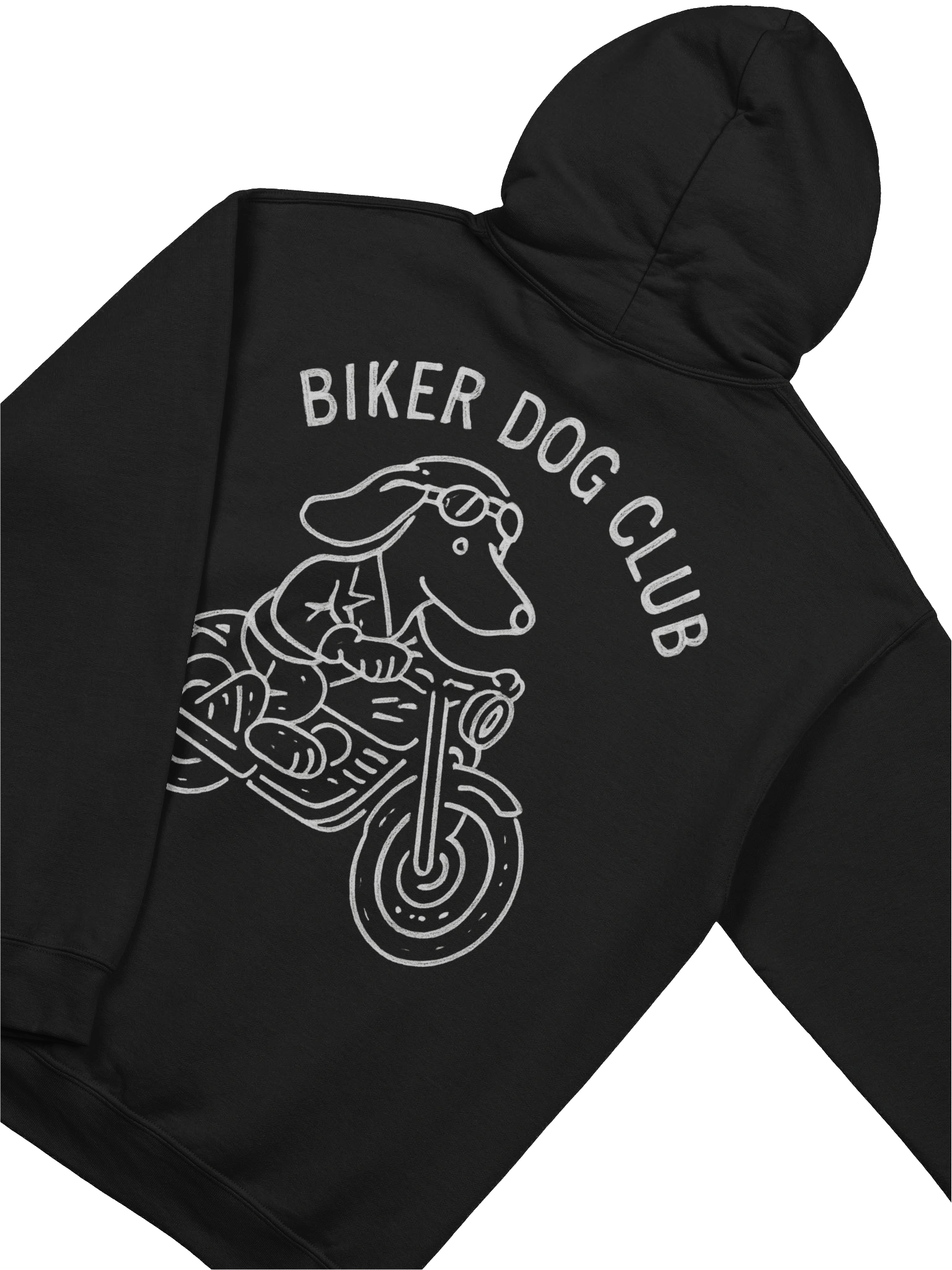 Biker Dog Club Dachshund Hoodie product image (4)