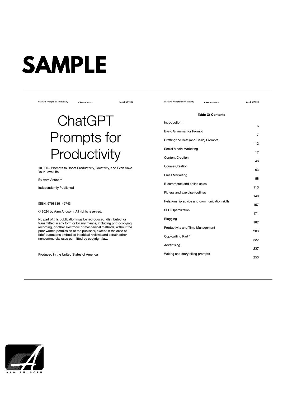 ChatGPT Prompts for Productivity - 15,000+ Prompts to Boost Productivity, Creativity, and Even Save Your Love Life. | E-Book product image (3)