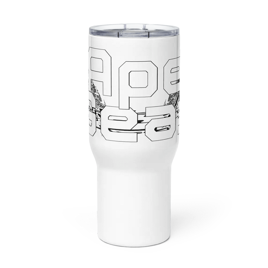 White HApex Gear Black Logo Travel Mug with a Handle product image (2)