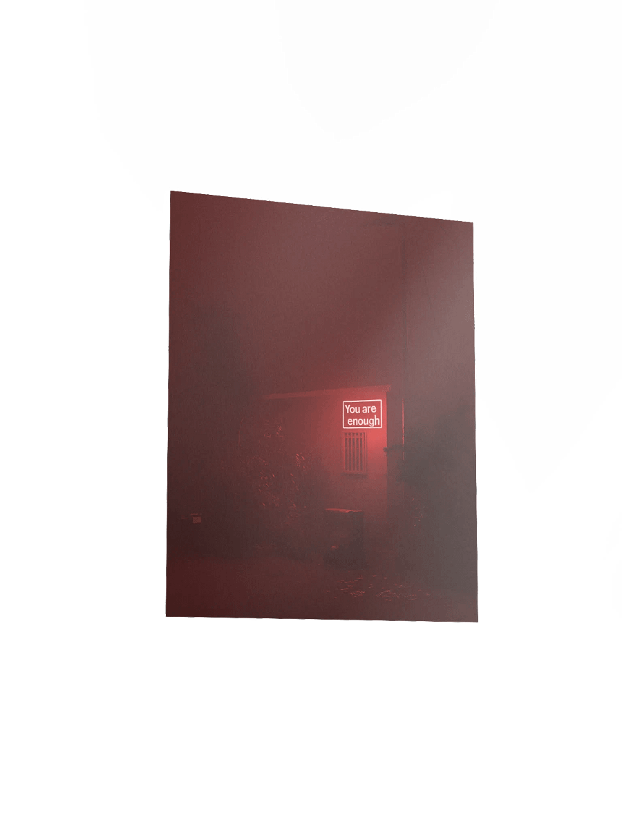 "You are enough" Matte Poster product image (18)