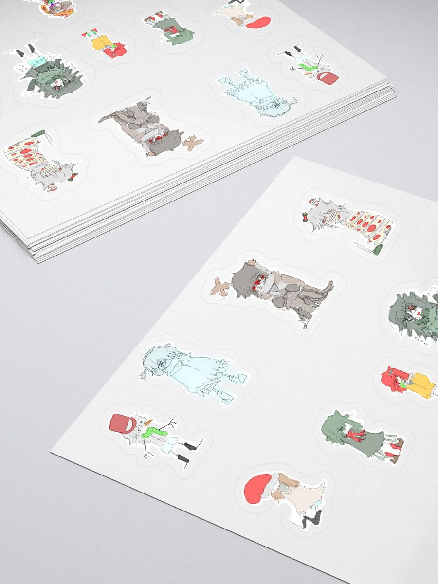 365!! daily character dictionary note christmas stickers product image (4)