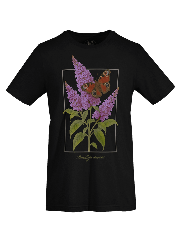 Butterfly Bush and Peacock Butterfly Premium Unisex T-shirt product image (1)