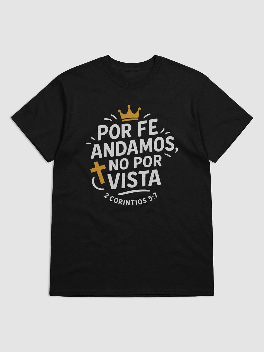 Camiseta Unisex Manga Corta | Por fe andamos no por vista product image (7)