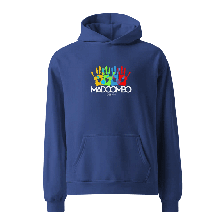 Colorful Handprint Unisex Oversized Hoodie product image (5)