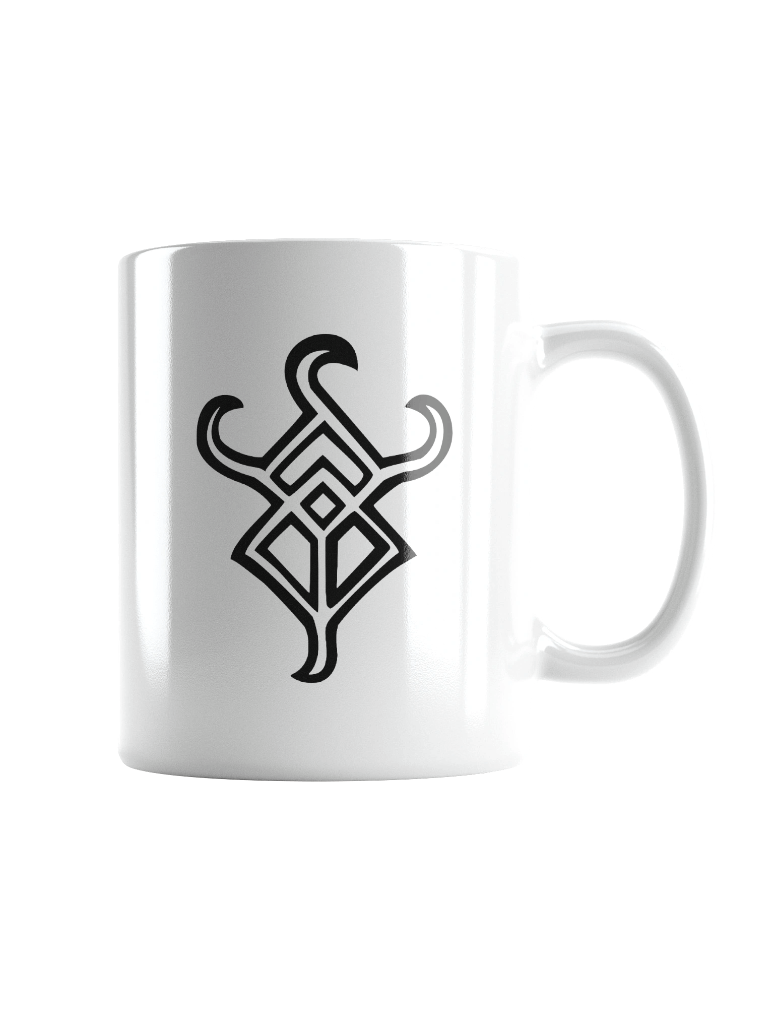 White Mug - Whispers Untamed Logo (Black) product image (2)
